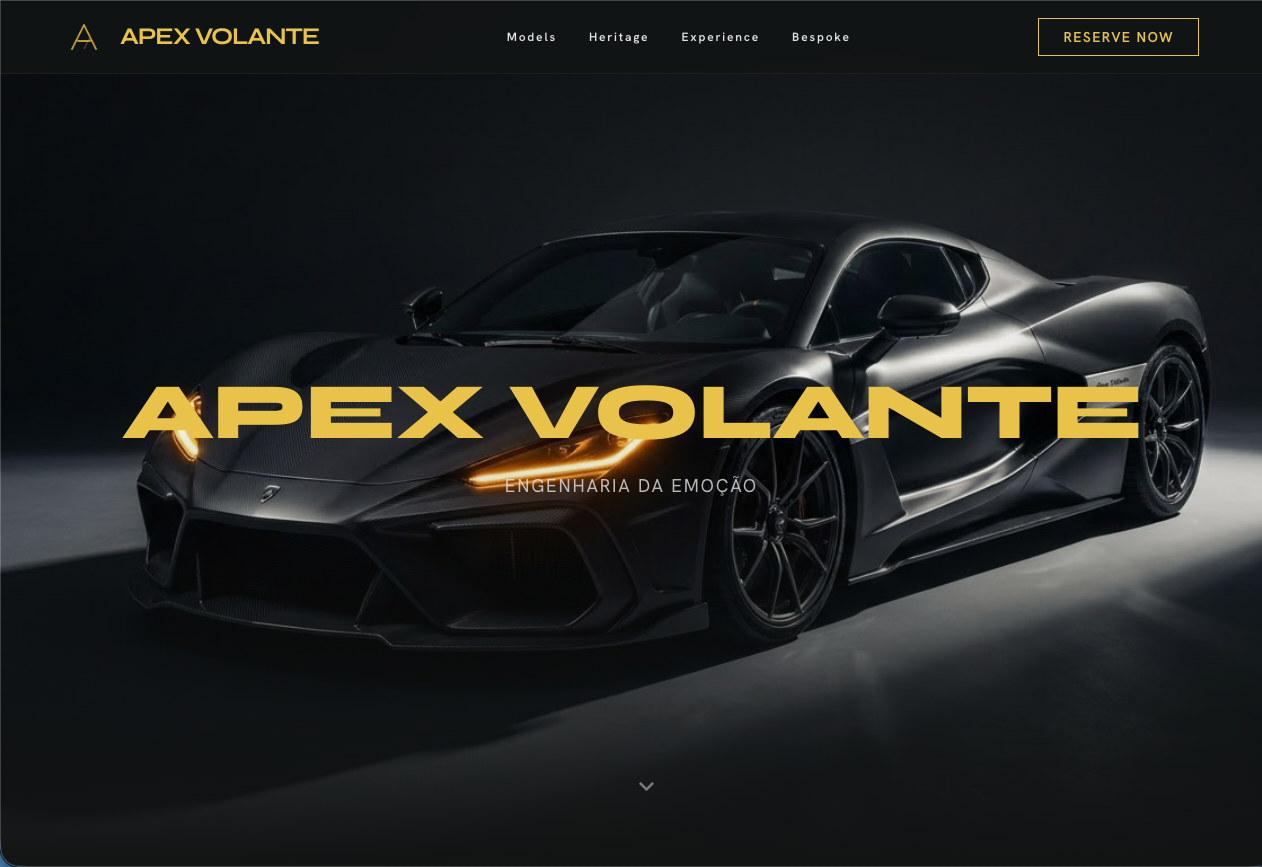 Prévia do projeto Apex Volante