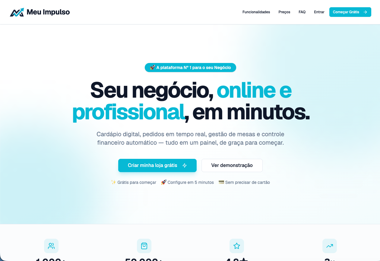 Prévia do projeto Meu Impulso